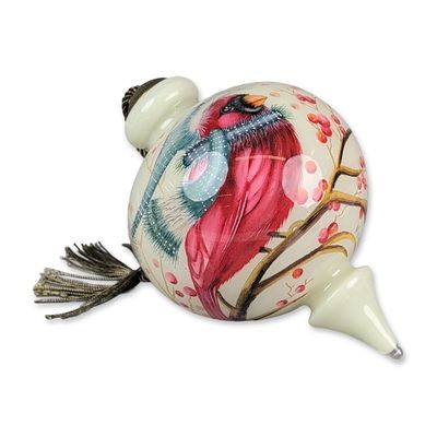 Sale Photo Thumbnail #116: Ne Qwa Art Michelle L. Palmer Painted Glass Ornament