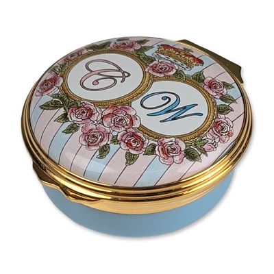 Sale Photo Thumbnail #213: Halcyon Days William and Catherine Royal Wedding Enamel Box