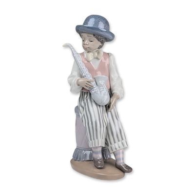 Sale Photo Thumbnail #103: Lladro Porcelain Figurine, Jazz Sax 1005833