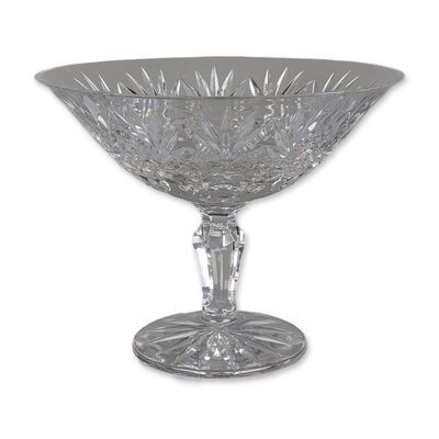 Sale Photo Thumbnail #241: Waterford Cut Crystal Round Compote, Newcastle Pattern