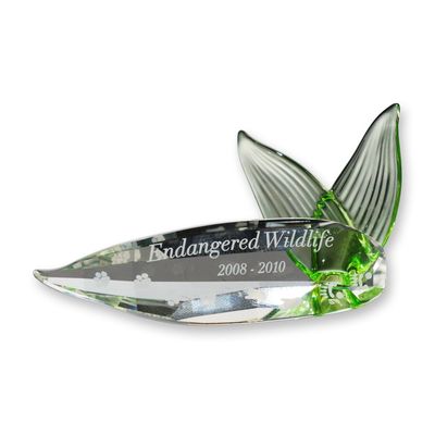 Swarovski SCS Endangered Wildlife Crystal Plaque
