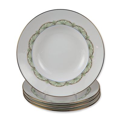 Sale Photo Thumbnail #418: 4pc Lenox British Colonial Shutter Porcelain Soup Bowls