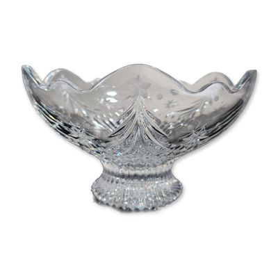 Sale Photo Thumbnail #234: Waterford Crystal Christmas Centerpiece Footed Bowl