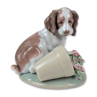 Sale Photo Thumbnail #283: Lladro Porcelain Figurine, It Wasn't Me! 1007672