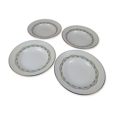 Sale Photo Thumbnail #209: 4pc Lenox Porcelain British Colonial Shutter Soup Bowls