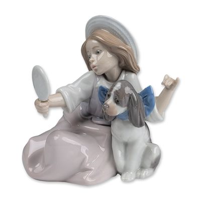 Lladro Porcelain Figurine, Who Is The Fairest? 01005468