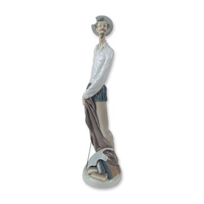 Lladro Porcelain Figurine, Quixote Standing Up 1004854