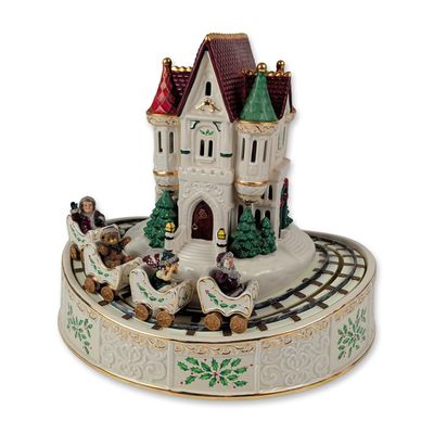 Sale Photo Thumbnail #329: Lenox Porcelain Holiday Musical Roller Coaster