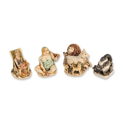 Sale Photo Thumbnail #325: 3pc Collection of Harmony Kingdom Resin Figurines
