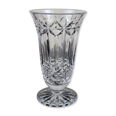 Waterford Balmoral Crystal Footed Trumpet Vase