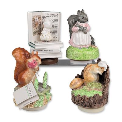 Sale Photo Thumbnail #344: 4pc Schmid Beatrix Potter Musical Figurines