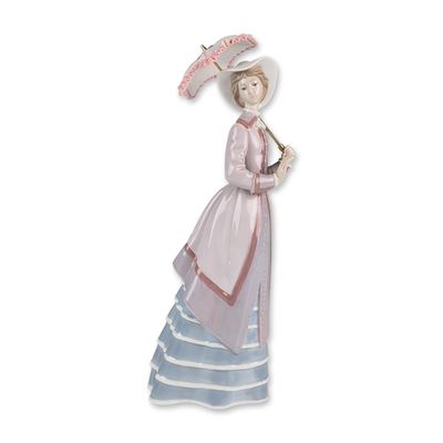 Sale Photo Thumbnail #286: Lladro Porcelain Figurine, Parisian Lady 01005321