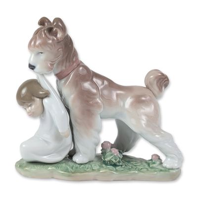 Sale Photo Thumbnail #104: Lladro Porcelain Figurine, Safe and Sound 1006556