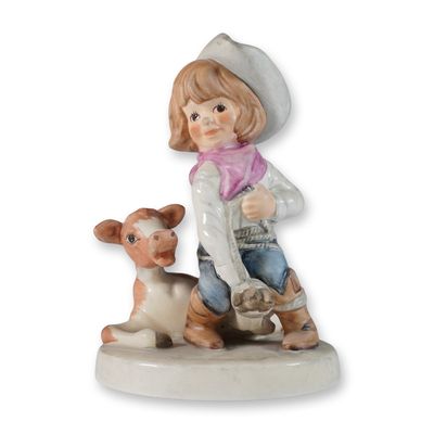 Sale Photo Thumbnail #326: Goebel Figurine, Cowgirl Rodeo
