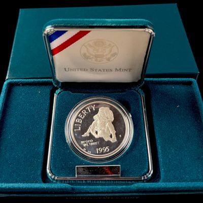 Sale Photo Thumbnail #120: 1995-S US Civil War Battlefields Commemorative Proof Silver Dollar