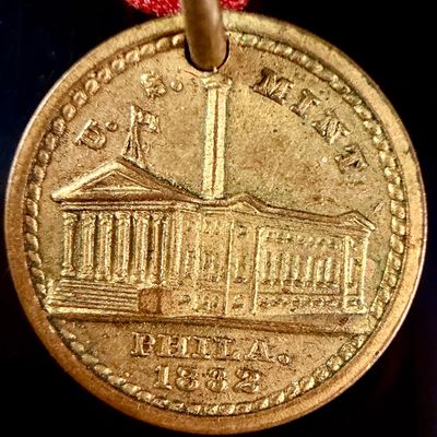 US 1882 Souvenir Medalet, Brass