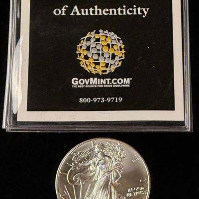 US 2015 One Dollar American Silver Eagle 1 oz Fine Silver Bullion Coin