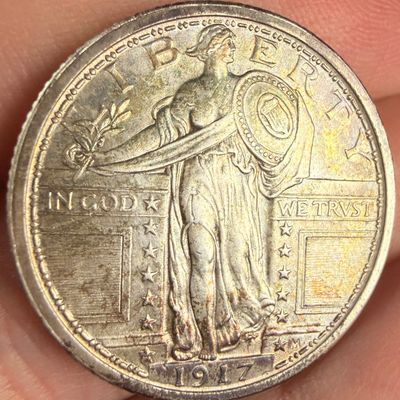 Sale Photo Thumbnail #169: US 1917 Standing Liberty Silver Quarter, Type 1