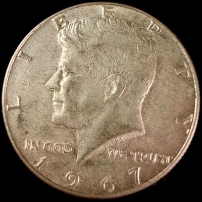 US 1967 Kennedy Half Dollar
