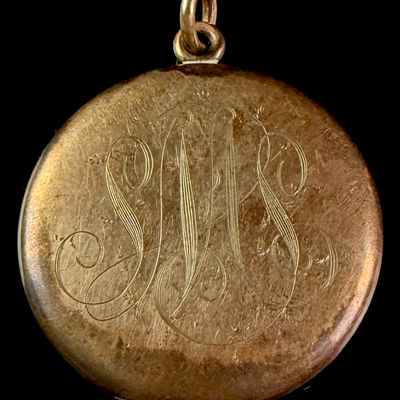 Sale Photo Thumbnail #183: Wightman & Hough Co. Gold-Filled Engraved Locket Pendant