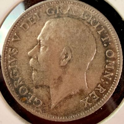 UK 1919 Sterling Silver Sixpence