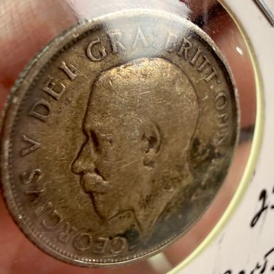 Sale Photo Thumbnail #126: 1916 UK Silver One Shilling Coin King George V