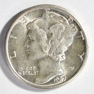 Sale Photo Thumbnail #149: 1927 Mercury Dime