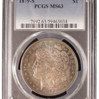 Sale Photo Thumbnail #234: 1879-S Morgan Dollar MS63 PCGS