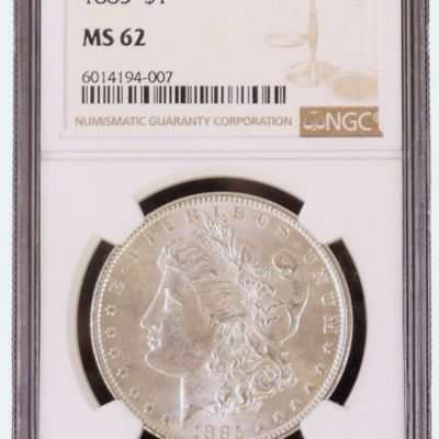 Sale Photo Thumbnail #44: 1885 Morgan Dollar MS62 NGC