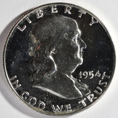 Sale Photo Thumbnail #377: 1954 Proof Franklin Half Dollar