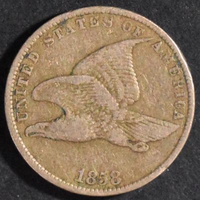 Sale Photo Thumbnail #319: 1858 Flying Eagle Cent