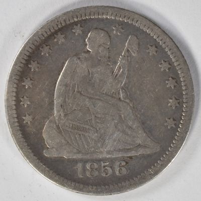 Sale Photo Thumbnail #154: 1856 Seated Quarter