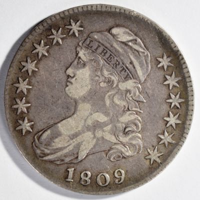 Sale Photo Thumbnail #361: 1809 Capped Bust Half Dollar