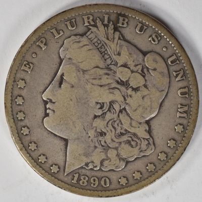 Sale Photo Thumbnail #189: 1890-CC Morgan Dollar