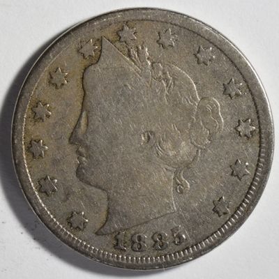 Sale Photo Thumbnail #330: 1885 Liberty V Nickel