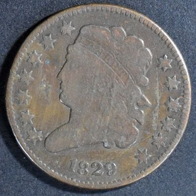 Sale Photo Thumbnail #310: 1829 Classic Head Half Cent