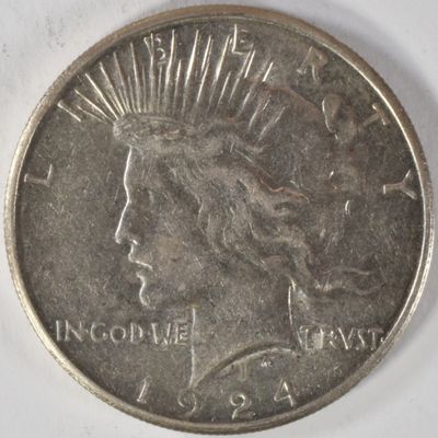 Sale Photo Thumbnail #395: 1924-S Peace Dollar