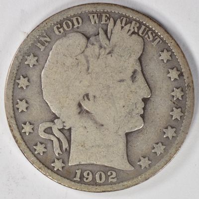 Sale Photo Thumbnail #367: 1902-S Barber Half Dollar