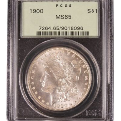 Sale Photo Thumbnail #257: 1900 Morgan Dollar MS65 PCGS