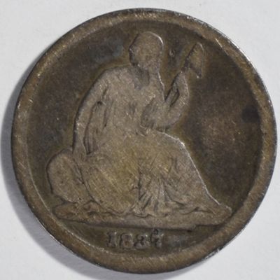 Sale Photo Thumbnail #342: 1837 Small Date Seated Dime