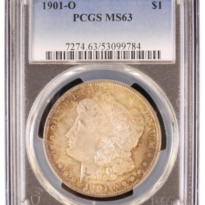 Sale Photo Thumbnail #59: 1901-O Morgan Dollar MS63 PCGS