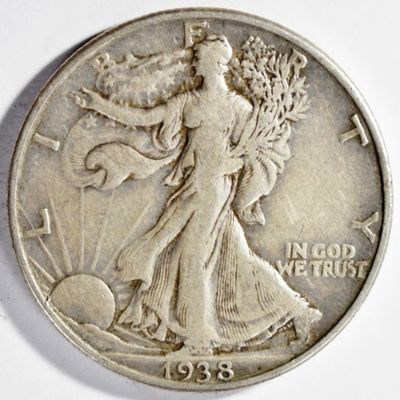 Sale Photo Thumbnail #370: 1938-D Walking Liberty Half Dollar