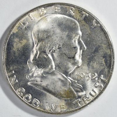 Sale Photo Thumbnail #176: 1952-D Franklin Half Dollar