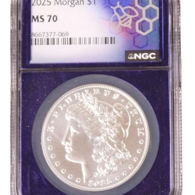 Sale Photo Thumbnail #284: 2025 Morgan Dollar MS70 NGC