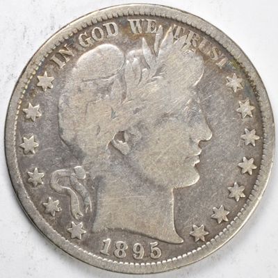 Sale Photo Thumbnail #167: 1895 Barber Half Dollar