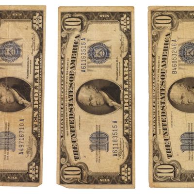 Sale Photo Thumbnail #307: 3- Average Circ $1 Hawaii Notes