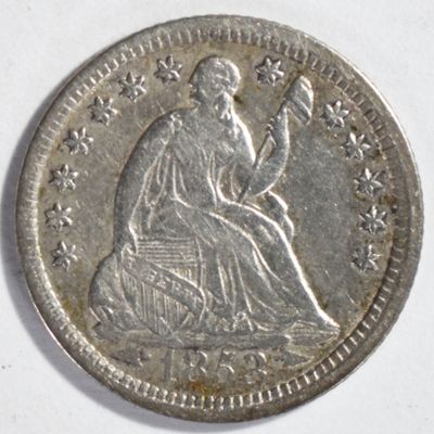 Sale Photo Thumbnail #142: 1853 Arrows Seated Half Dime