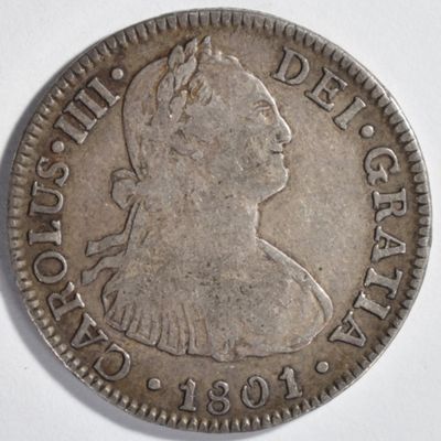 Sale Photo Thumbnail #110: 1801 Mexico 2 Reales