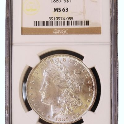 Sale Photo Thumbnail #49: 1889 Morgan Dollar MS63 NGC