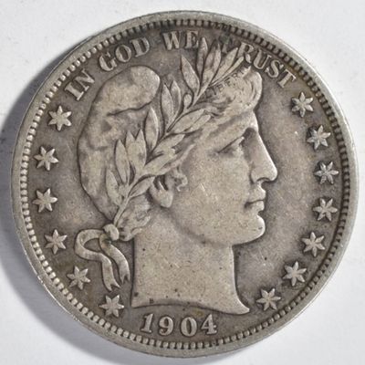 Sale Photo Thumbnail #168: 1904 Barbe Half Dollar